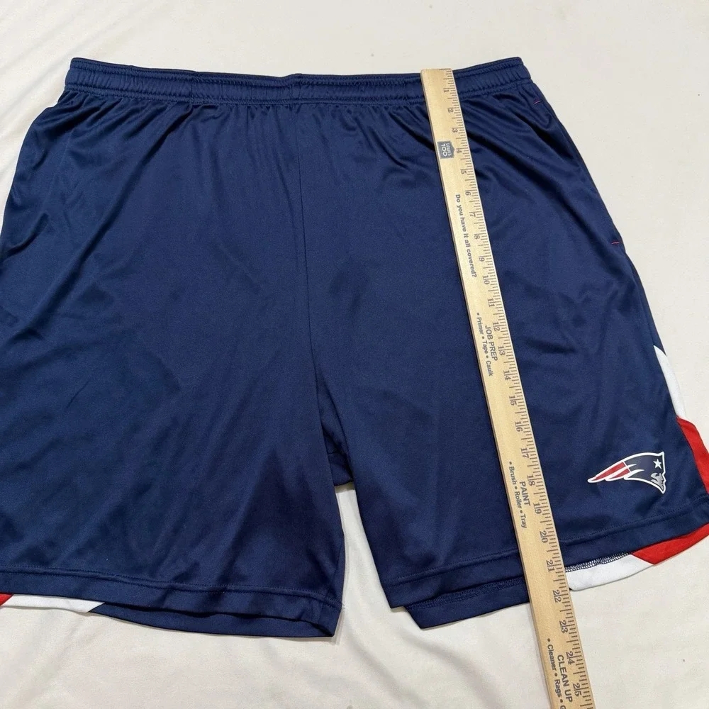 Fanatics New‎ England Patriots Shorts Mens 3XL NFL Athletic Gym Blue